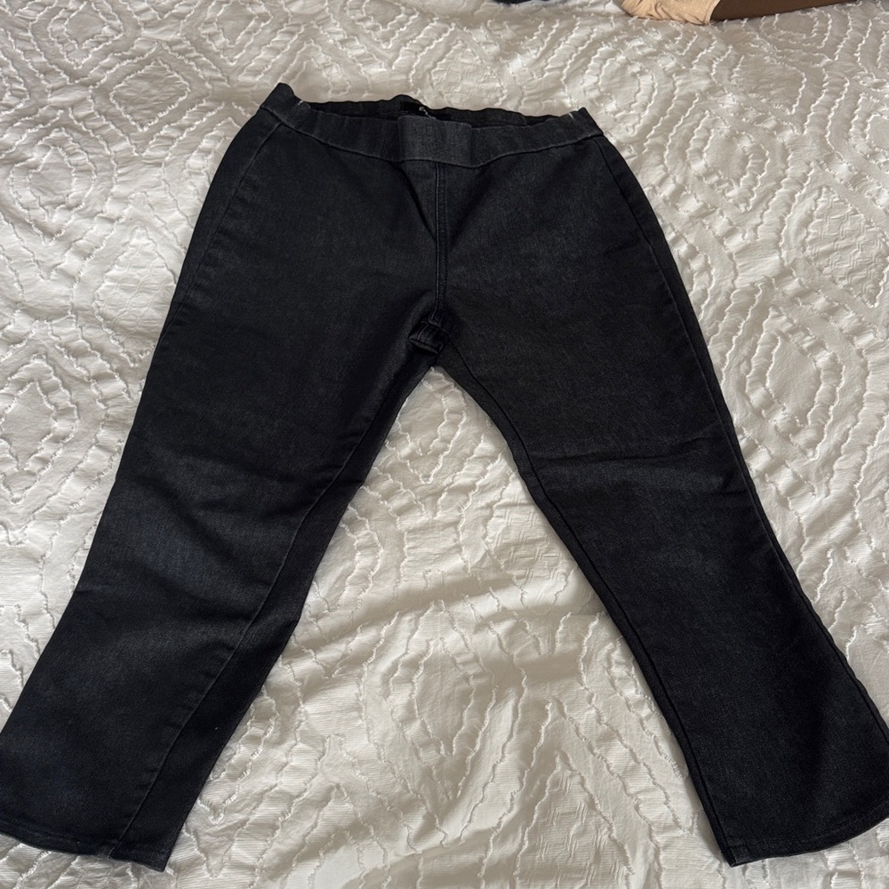 Express Blue Denim cropped Pants
